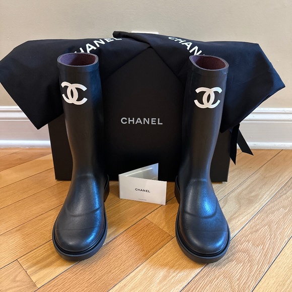 CHANEL Shoes - Chanel Rain Boot (37) NWB